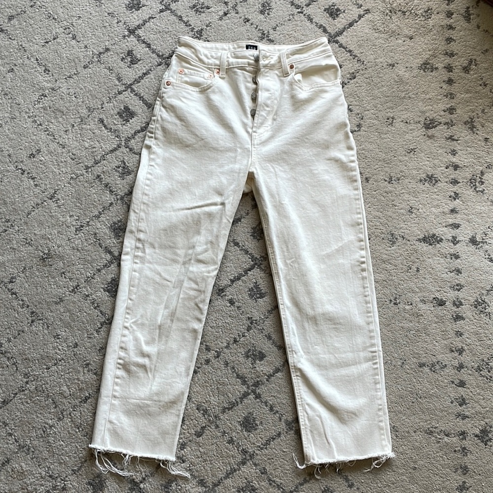 COPY - White straight leg jeans